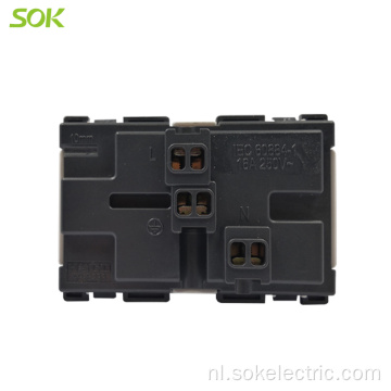 Multi Duplex US power Socket outlet schroefaansluiting